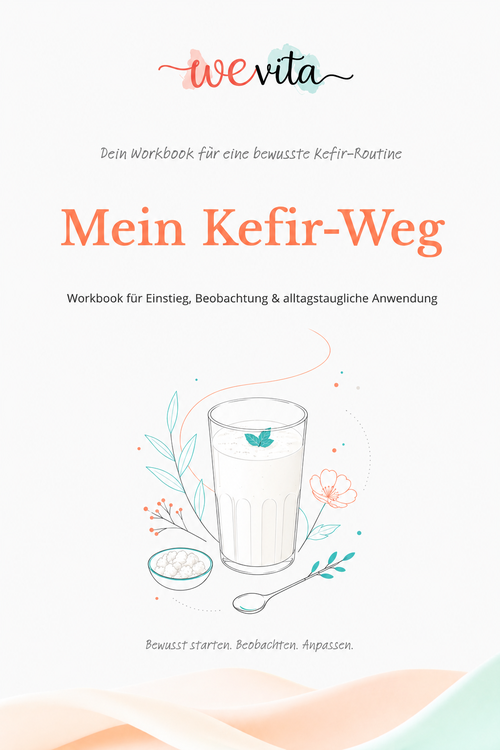 Workbook Mein Kefir-Weg von wevita